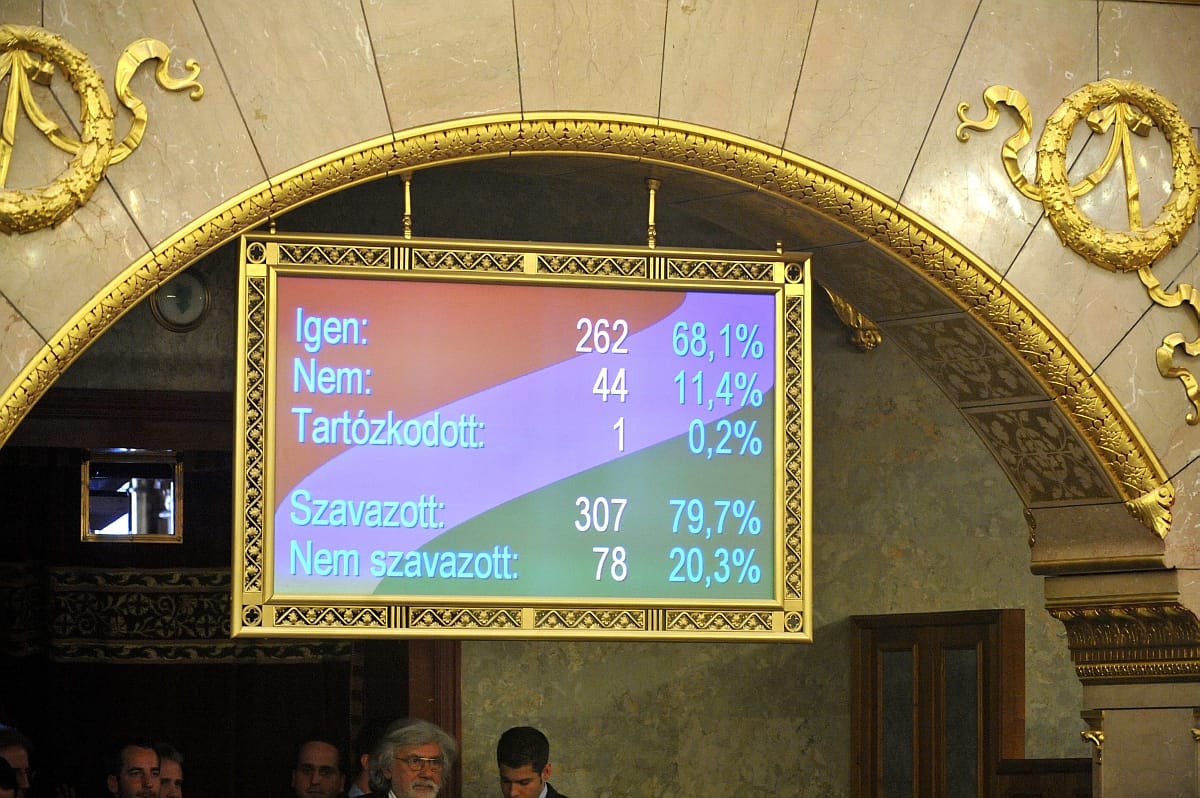 Elfogadta az Országgyűlés az új alaptörvényt