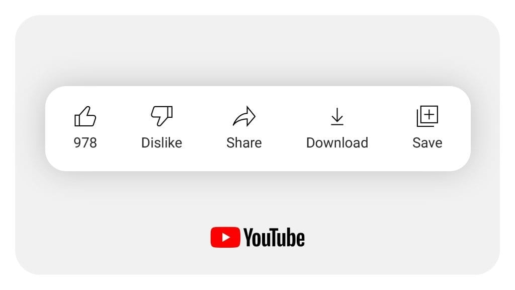 Leveszi a nem tetszések számát a videók alól a YouTube