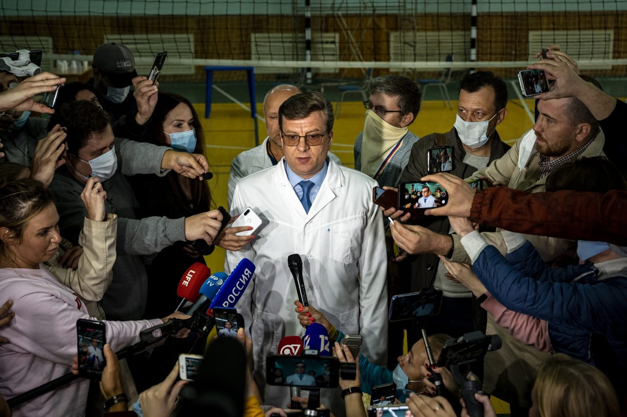 Az omszki kórház helyettes főorvosa szerint nem mérgezték meg Navalnijt