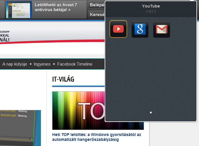 Érje el gyorsan webes (Google-) alkalmazásait egy látványos felületen!