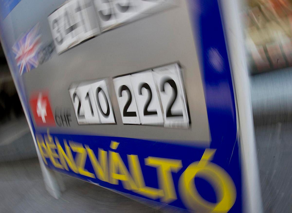 A svájci frankhoz képest gyengült, az euróval szemben stagnált a forint