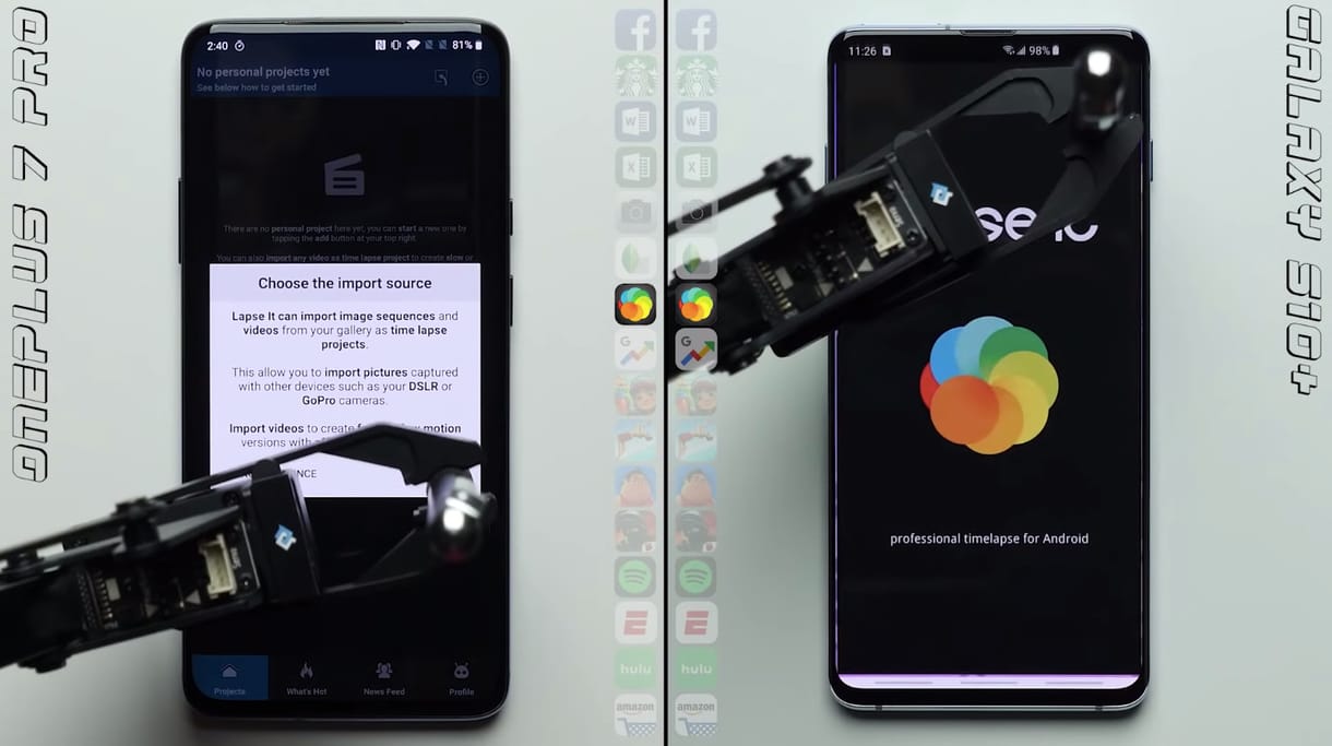 Videó: Összeeresztették a Samsung és a OnePlus csúcsmobilját, ez lett az eredmény