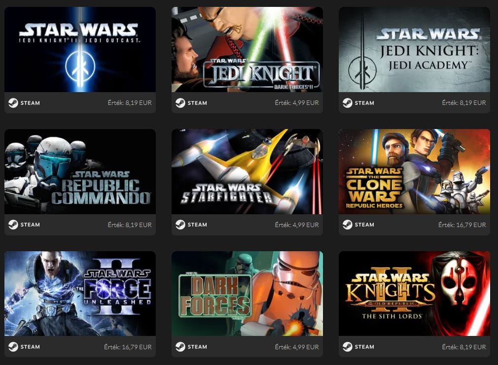 30 ezer forintot spórolhat: rengeteg Star Wars-játékot kínálnak áron alul