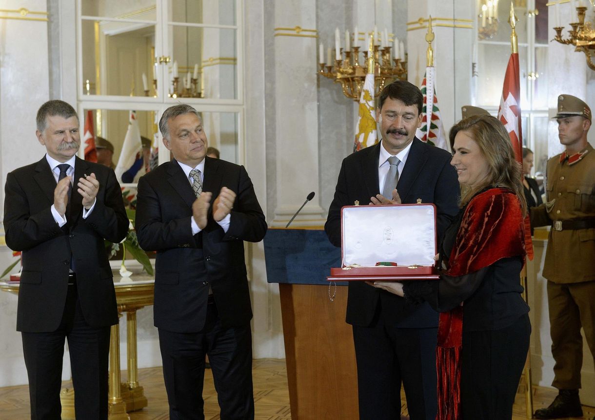 Polgár Judit és Eötvös Péter kapta a Magyar Szent István-rendet