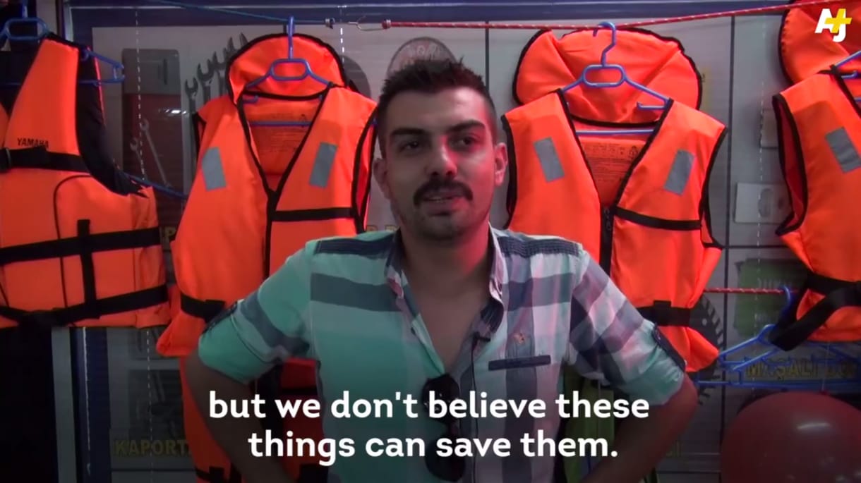 Videó: Hibás mentőmellényeket is eladnak a menekülteknek
