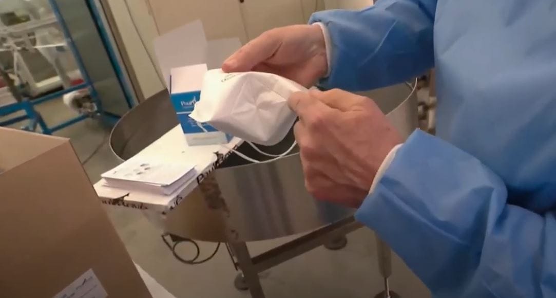 Vírusölő maszkot gyárt egy francia vállalkozás