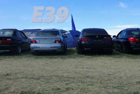 Így röfögtet négy generációnyi BMW M5 – videó