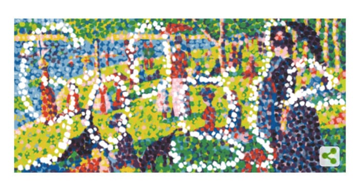 Kicsoda Georges Seurat, és miért van ma a Google főoldalán?
