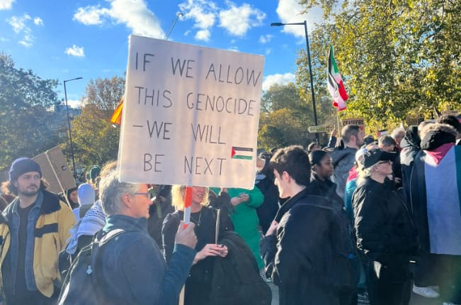 Több százezer ember gyűlt össze Londonban a Palesztin Szolidaritás menetére