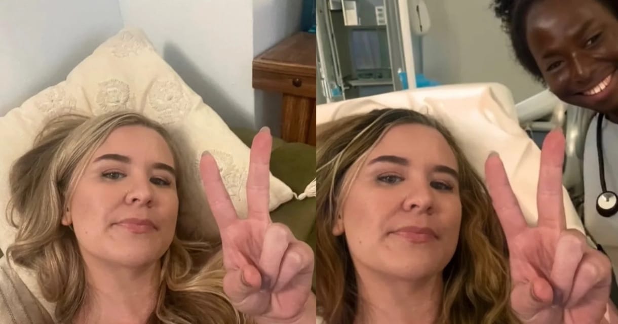 Kórházi ágyat photoshopolt maga mögé a nő, az átverés tökéletesen sikerült – videó