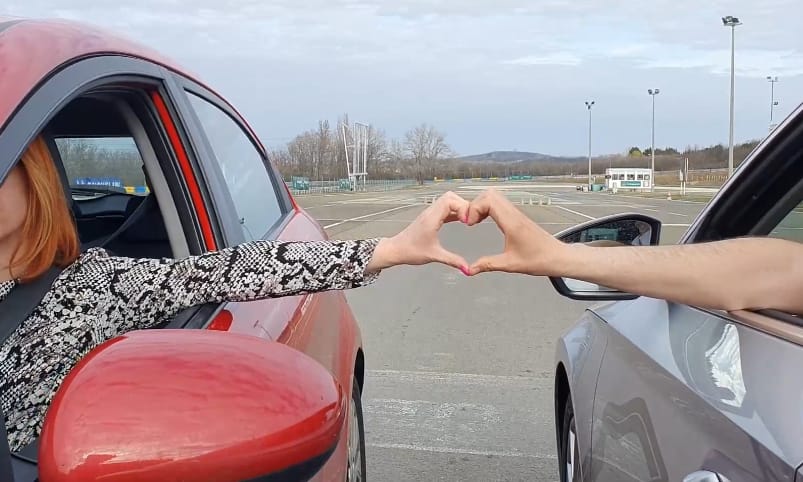 Randi tréning: páros vezetéstechnikai oktatás a Hungaroringen
