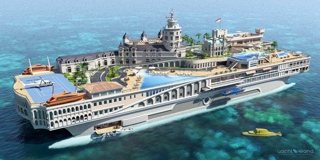 300 millió euróba kerülne az úszó Monaco