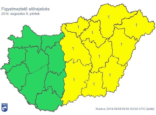 Kettészakadhat ma az ország – térkép