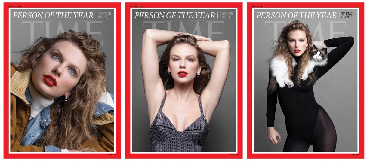 Taylor Swift letarolta 2023-at: ő lett az év embere a Time magazinnál