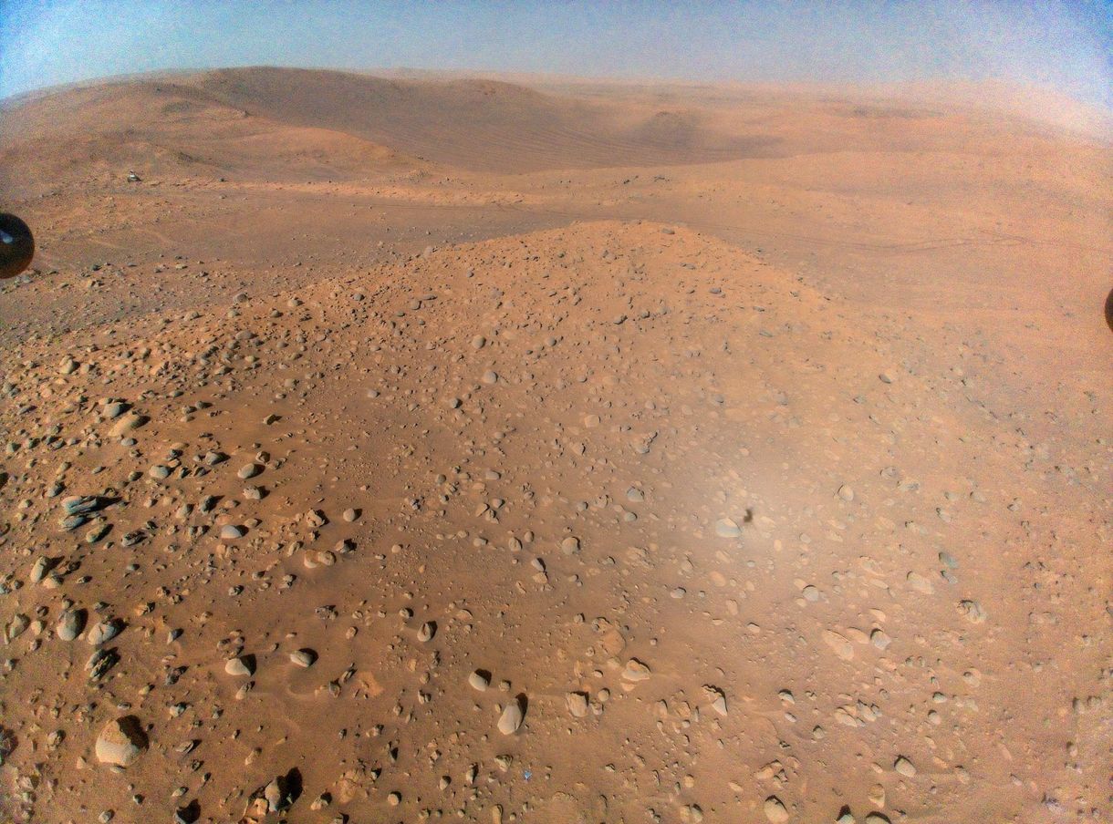 5 apróságot is elrejtett a Mars-fotóján a NASA marsi helikoptere – megtalálja őket?