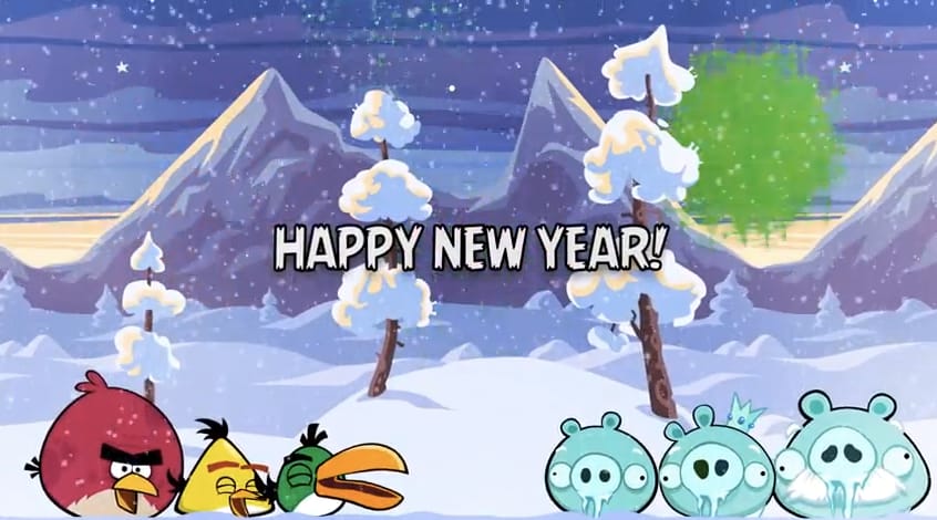 Angry Birds - rekord letöltés karácsonykor