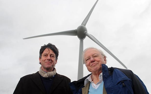 David Attenborough védelmébe vette a szélturbinát