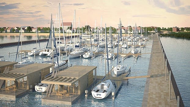 Kikötőmonstrum épül Balatonfenyvesen