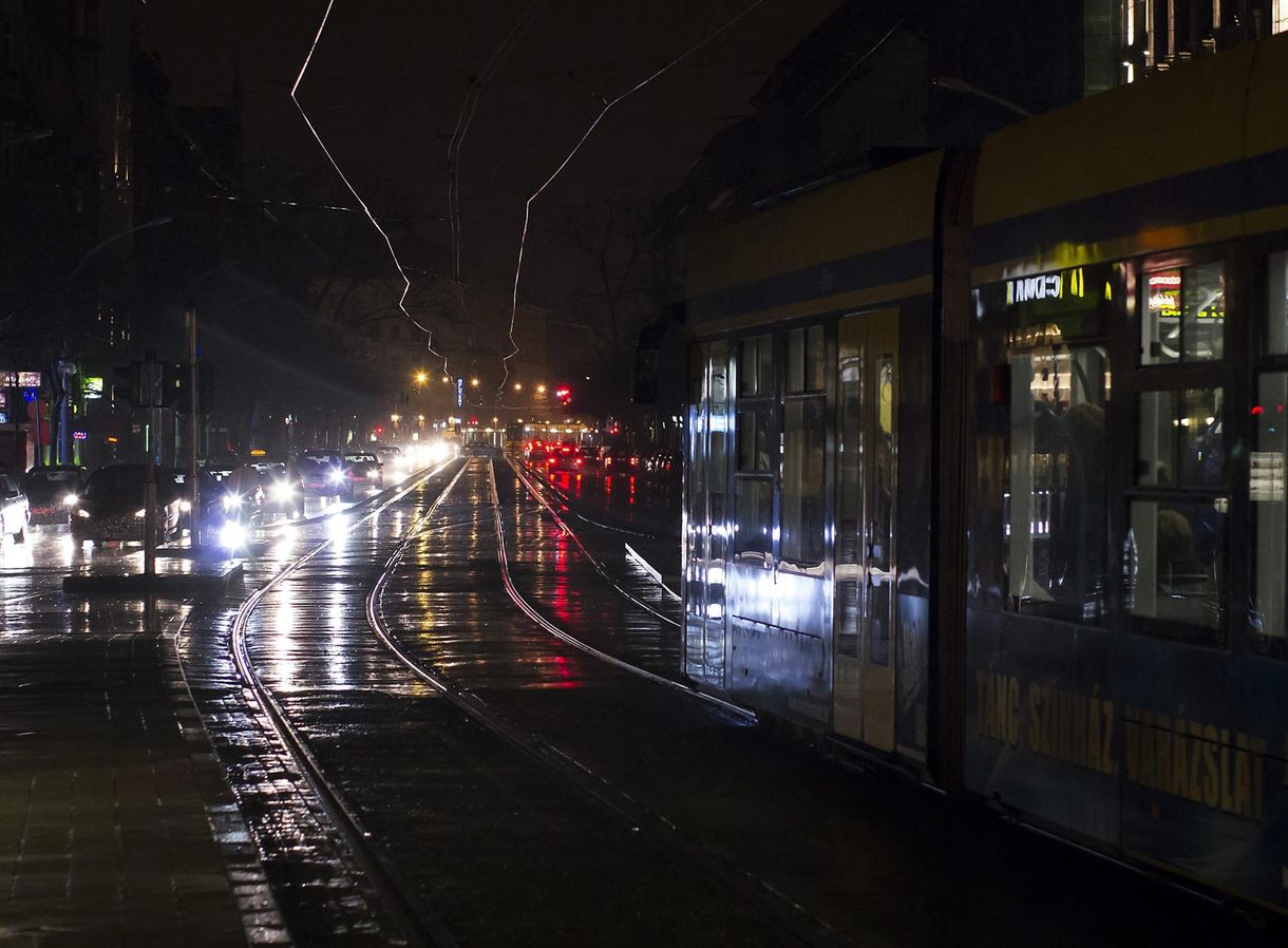 Fotó: áramkimaradás volt a Blahán és az Erzsébet körúton