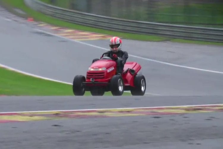 Monteiro a Honda ördögi fűnyírójával hangolt a Hungaroringre
