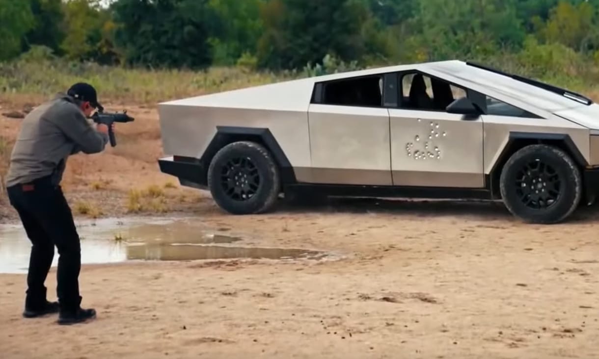 Nem ígéret, bizonyíték: ennyire golyóálló a legújabb Tesla – videó