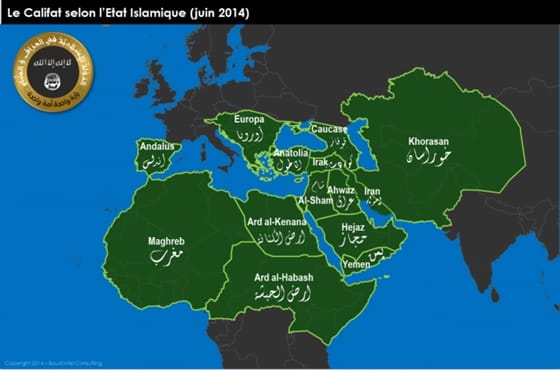 Terrorveszély Magyarországon? Újra elővették az Iszlám Állam térképét