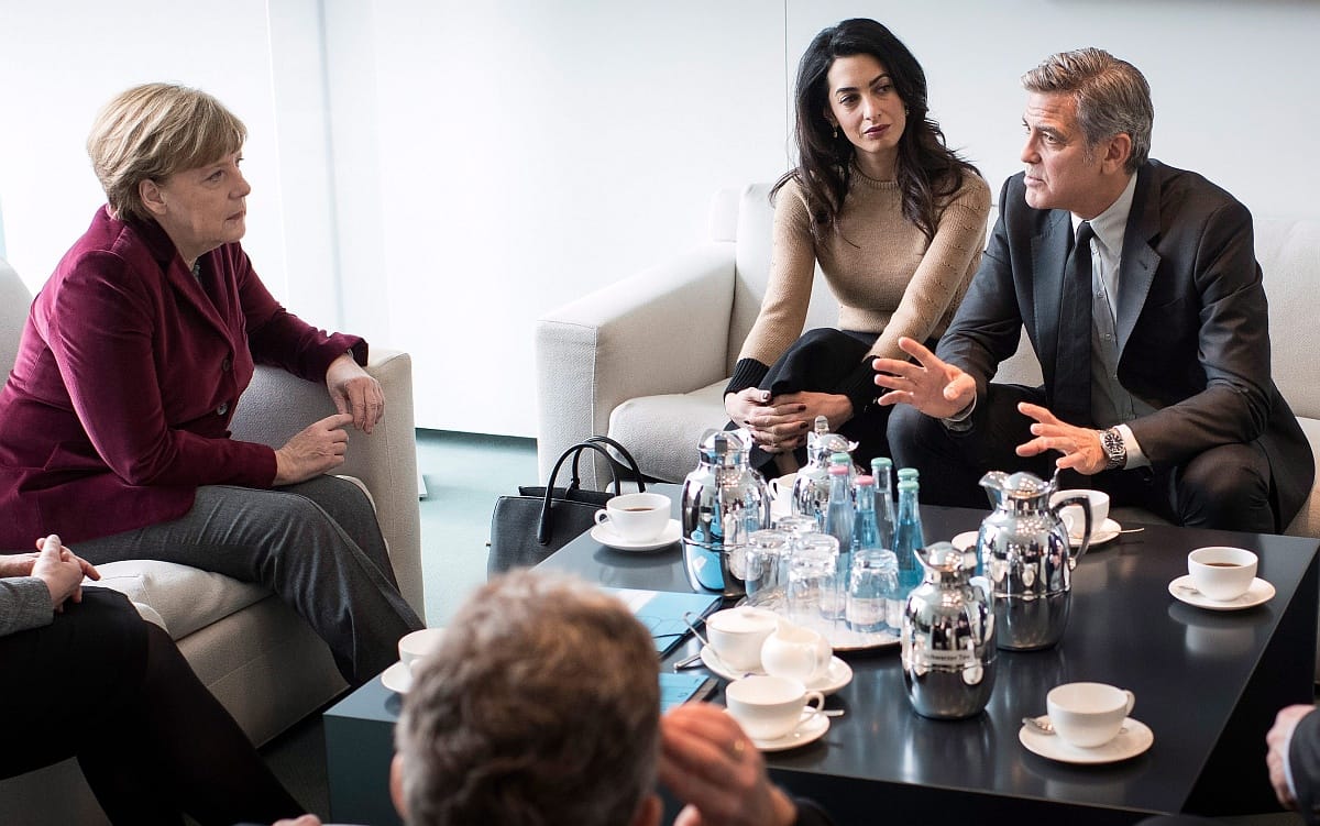 George Clooney szerint a filmipar csak lassan reagál a menekültválságra