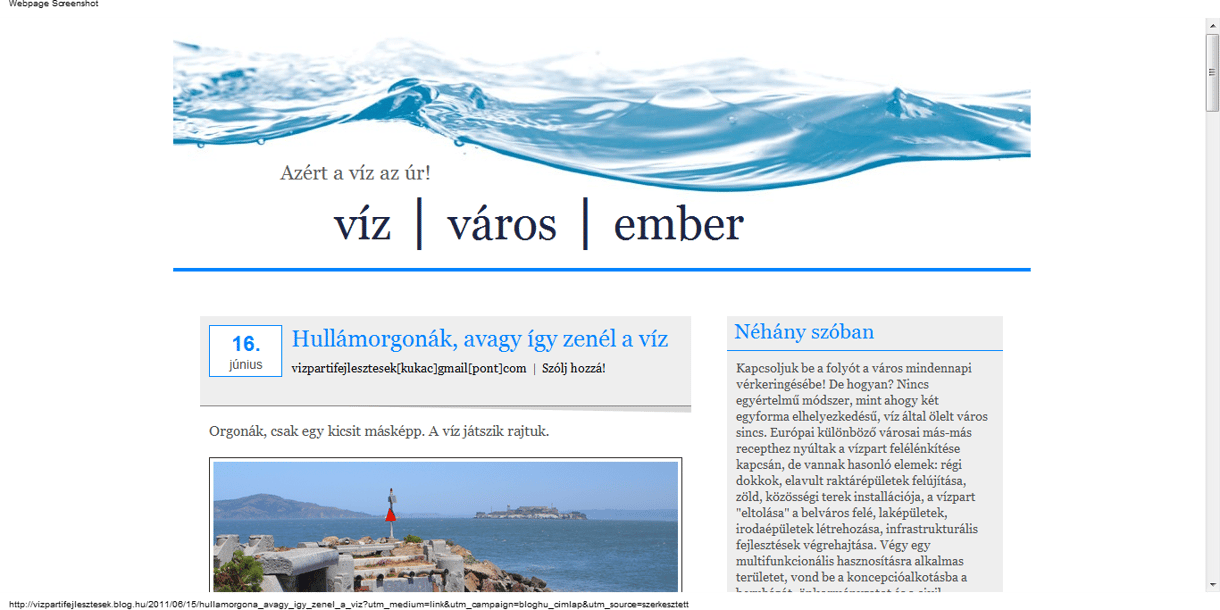 Így zenél a víz