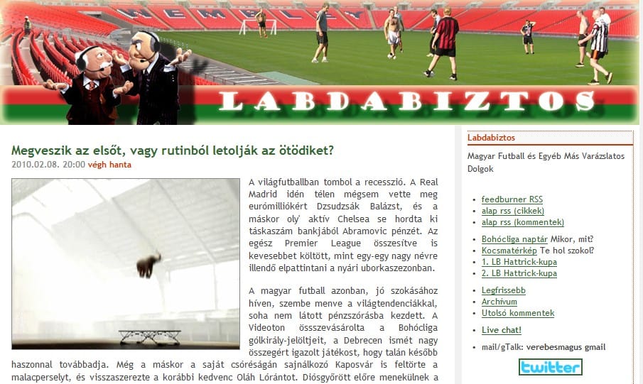 Kupán vágott magyar futballévtized