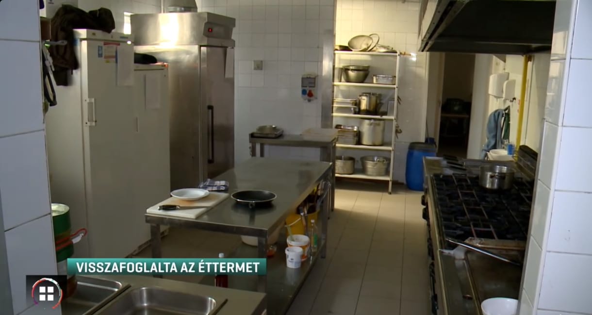 Visszatért, és bezárta magát volt éttermébe a férfi