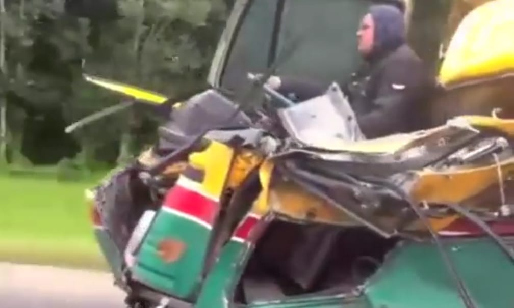 A nap videója: Vezetőfülke nélküli teherautóval közlekedtek az autópályán