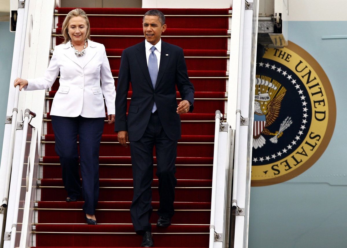 Megvolt Obama és Clinton utolsó közös útja