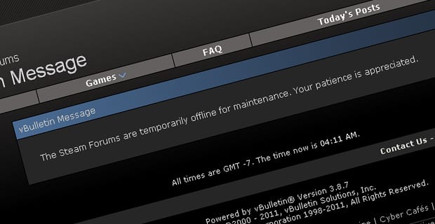Feltörték a Steam fórumot?