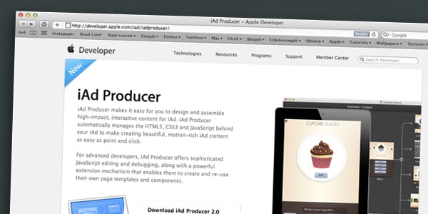 Az Apple kiadta az iAd Producer 2.0-ás verzióját