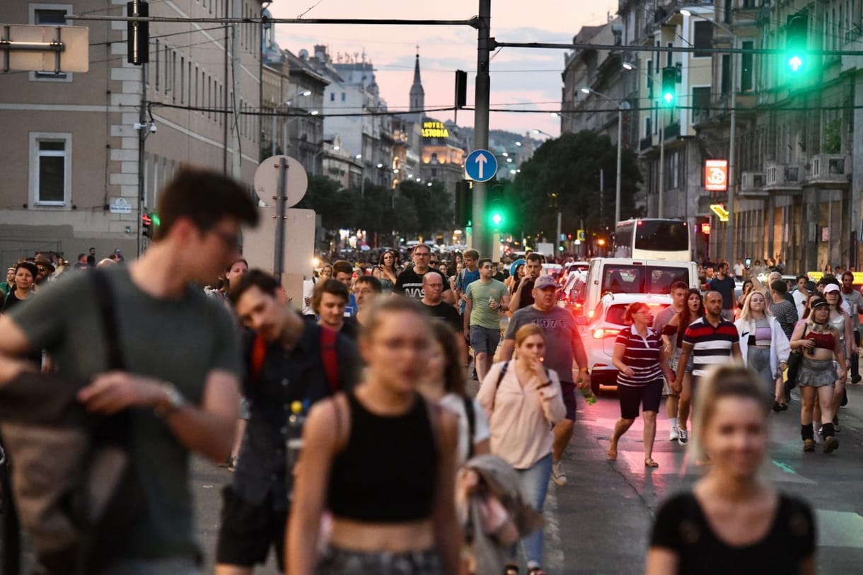 Vége a vonulásnak, a Kossuth tér volt a végállomás