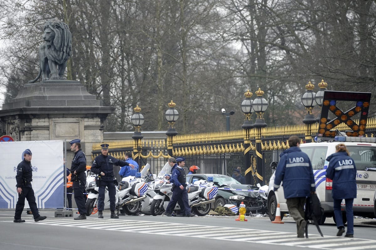 Nyolc rendőrmotorost kaszált el egy brüsszeli ámokfutó