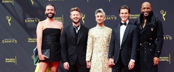 Fekete miniruhás férfi söpört le mindenkit a kreatív Emmy-díjak átadóján
