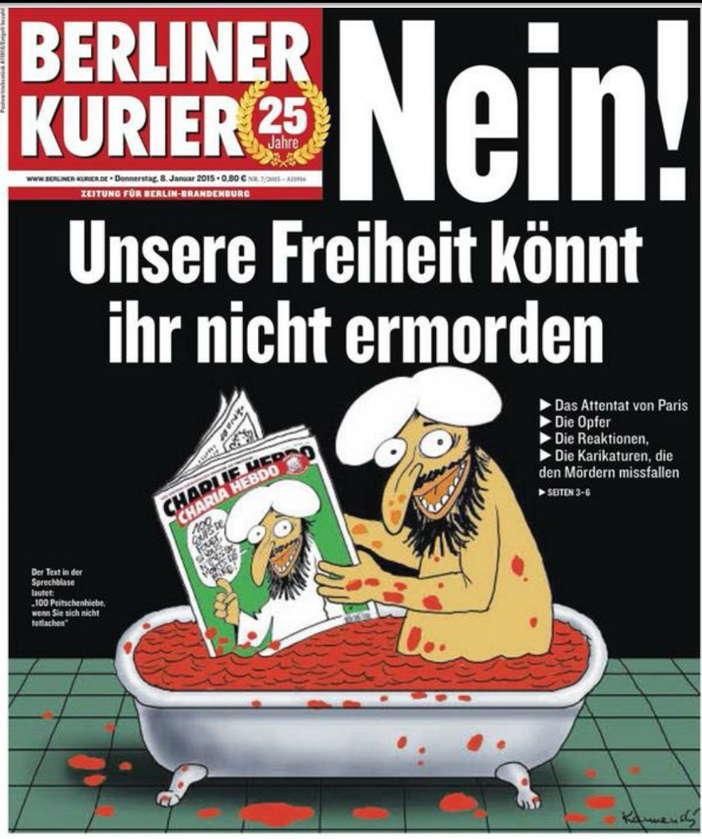 Fotók: Címlapjukkal tüntetnek a Charlie Hebdo mellett a lapok