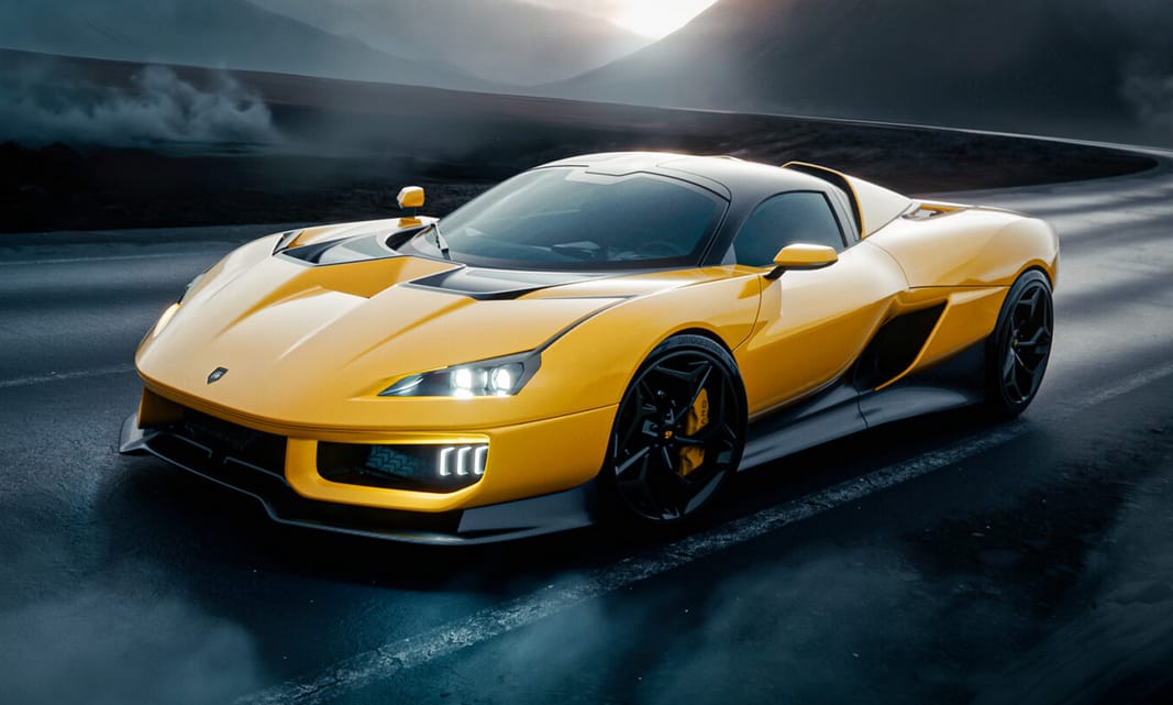 2157 lóerő, villanymotor helyett egy brutális V12-ből
