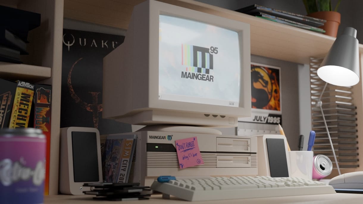 1995 legszebb PC-s emlékeit idézi fel ez a 2025-ös számítógép