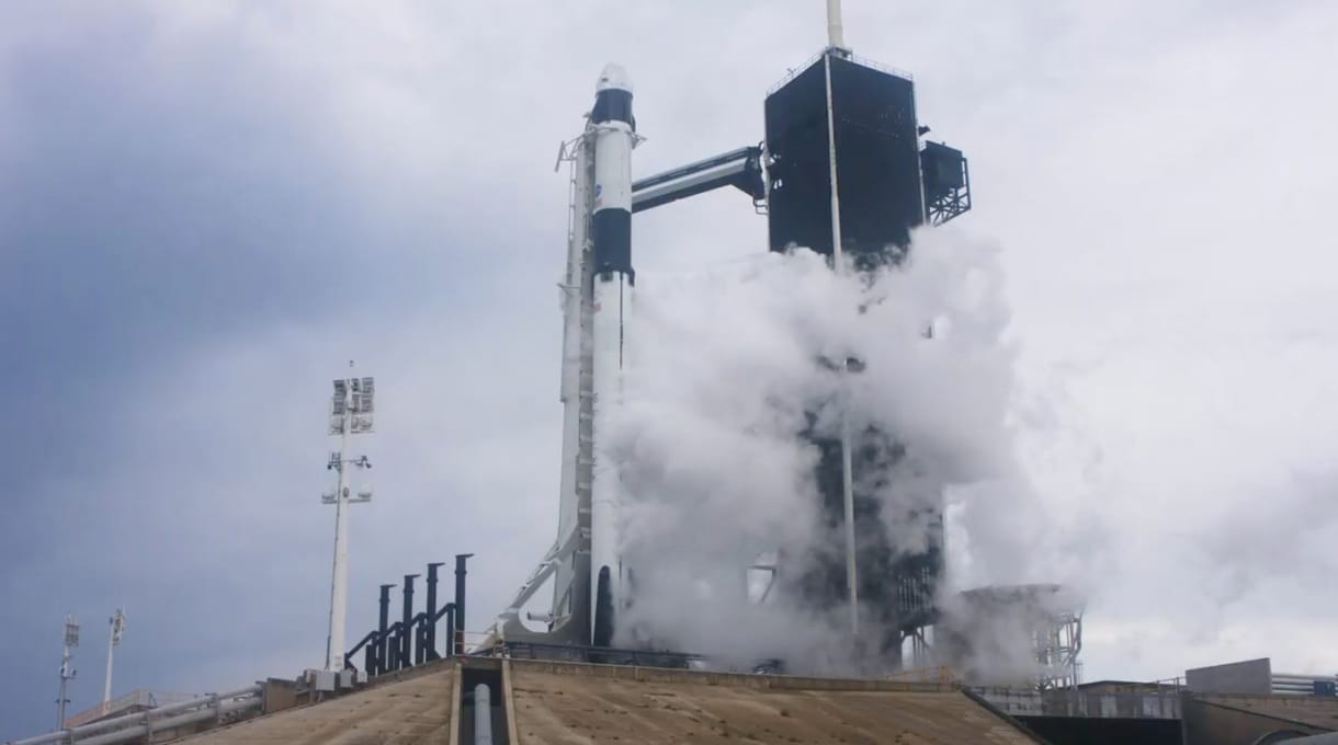 Közbeszólt az időjárás: törölte az irányítás a SpaceX Crew Dragon űrhajó startját