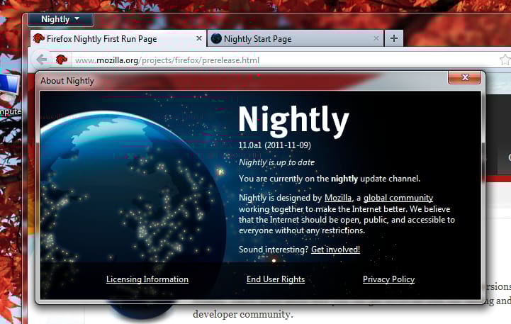 Már próbálgathatjuk a Firefox 11-et is!