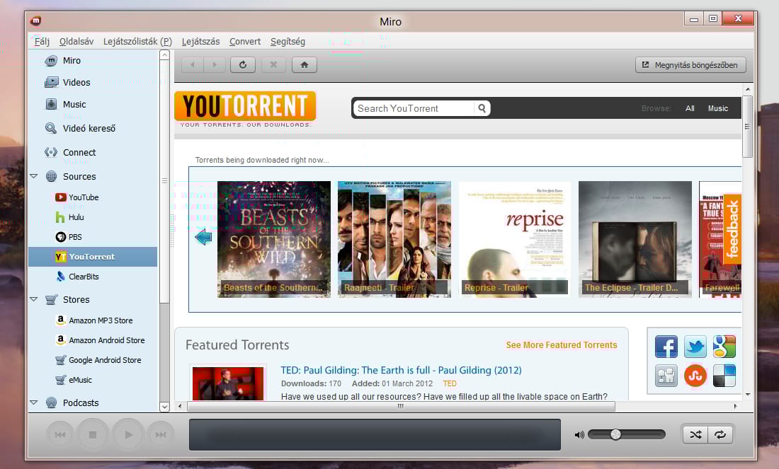 Letölthető a Miro Video Player 5.0, Windowsra és OS X-re egyaránt!