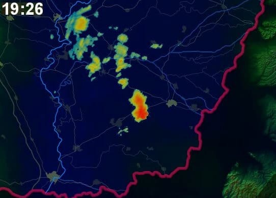 Fotó: tornádót észleltek Orosházán