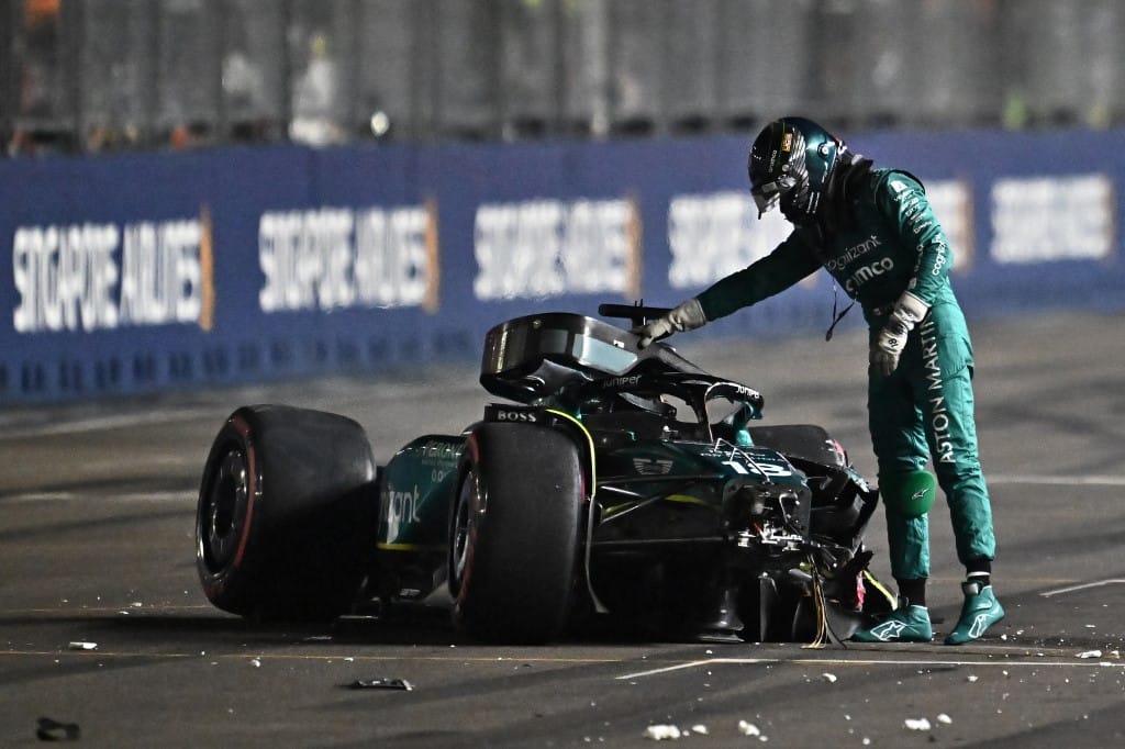 Lance Stroll nem indul a szingapúri F1-es futamon szombati balesete után