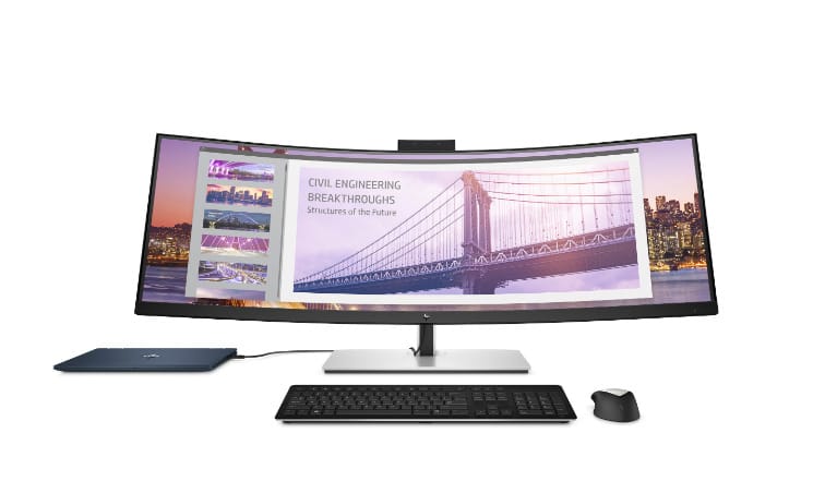 Nem mindennapi a HP új monitorja, kettős megjelenítésre is képes