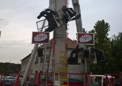 Horrorbaleset Várpalotán: nem lesz többé extrém körhinta