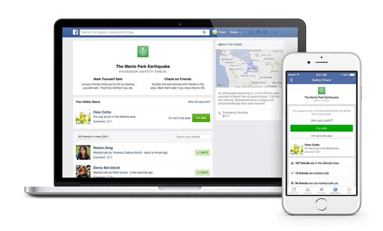 Ezúttal egy pokolgépes merénylet miatt kapcsolta be a Facebook a biztonsági ellenőrző funkciót
