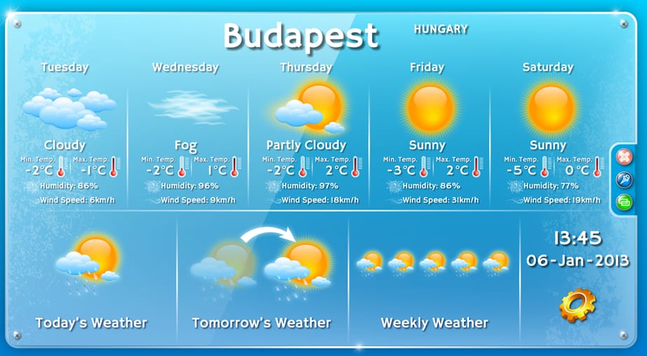 Ne hagyja ki ezt a látványos időjárás-jelentőt!