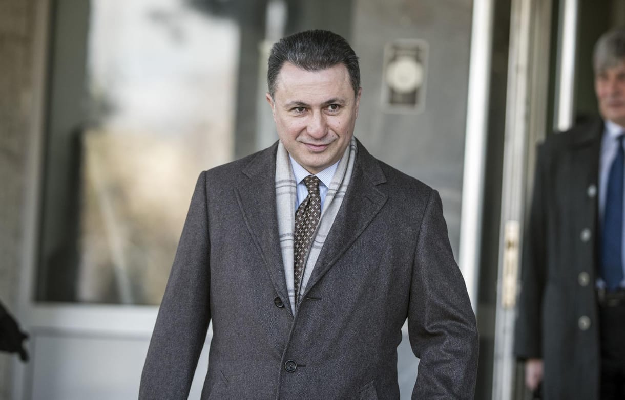 Megszüntették a nyomozást Gruevszki ügyében